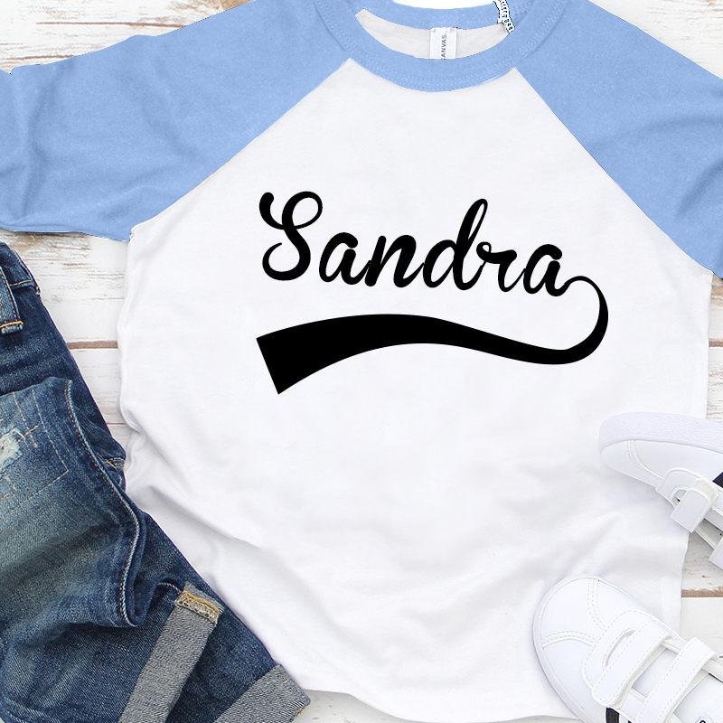 Personalized Name Baseball Long Sleeves Shirt| Cloth127