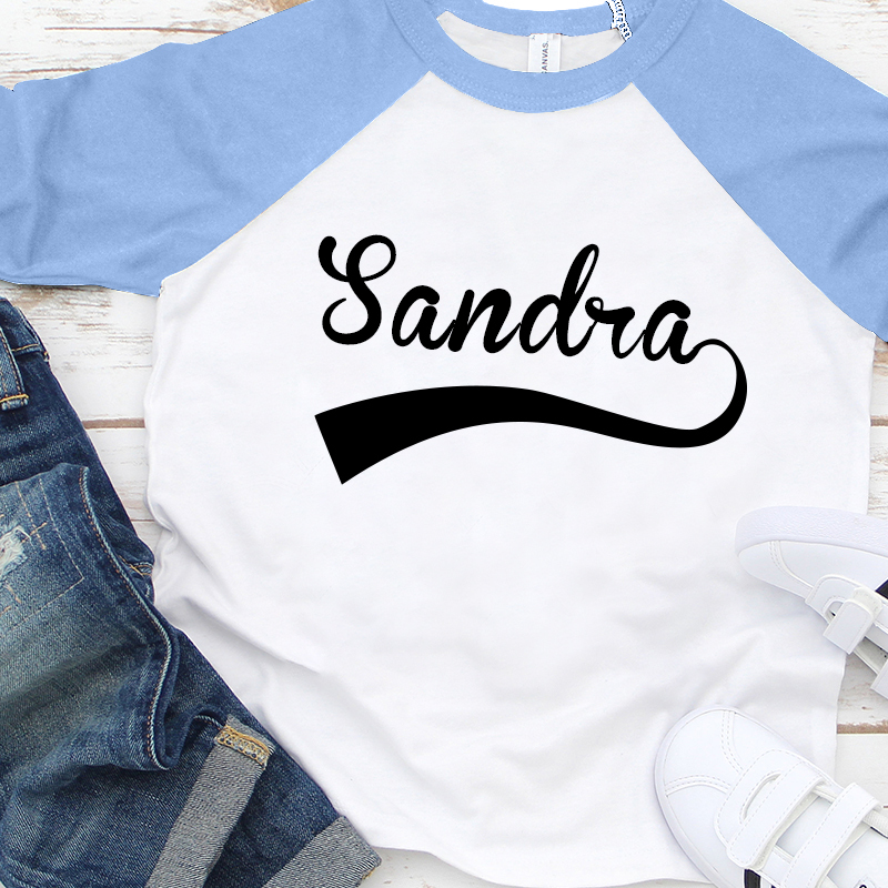 Personalized Name Baseball Long Sleeves Shirt| Cloth127