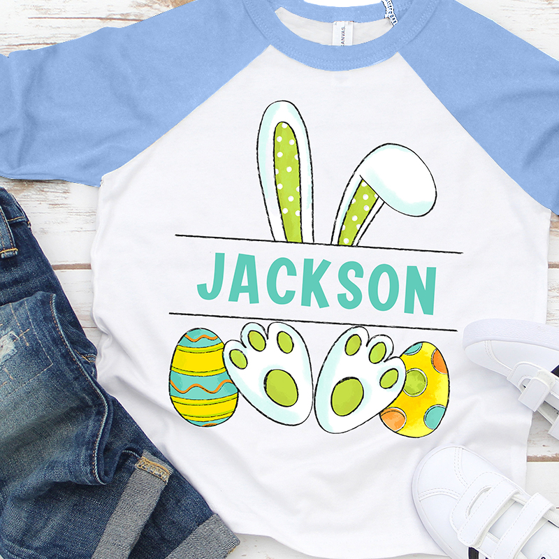Personalized Kids Easter Long Sleeves Shirt| Cloth124