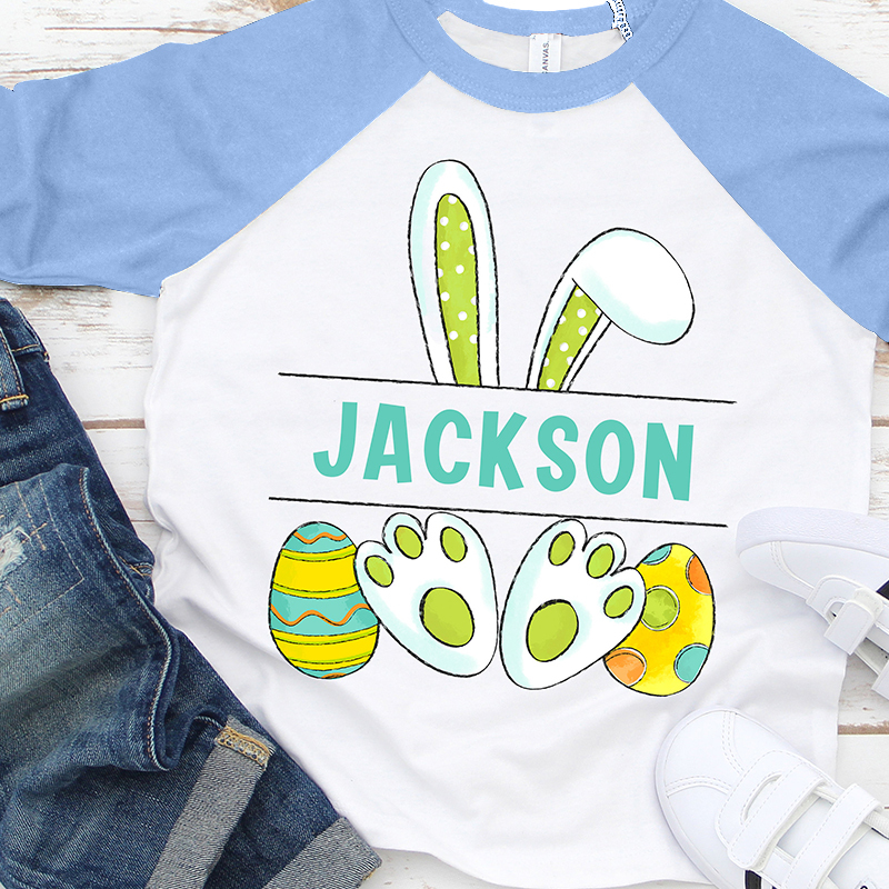 Personalized Kids Easter Long Sleeves Shirt| Cloth124