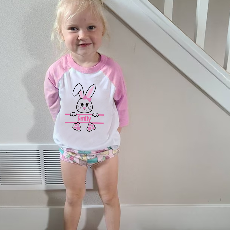 Personalized Kids Easter Long Sleeves Shirt| Cloth12421