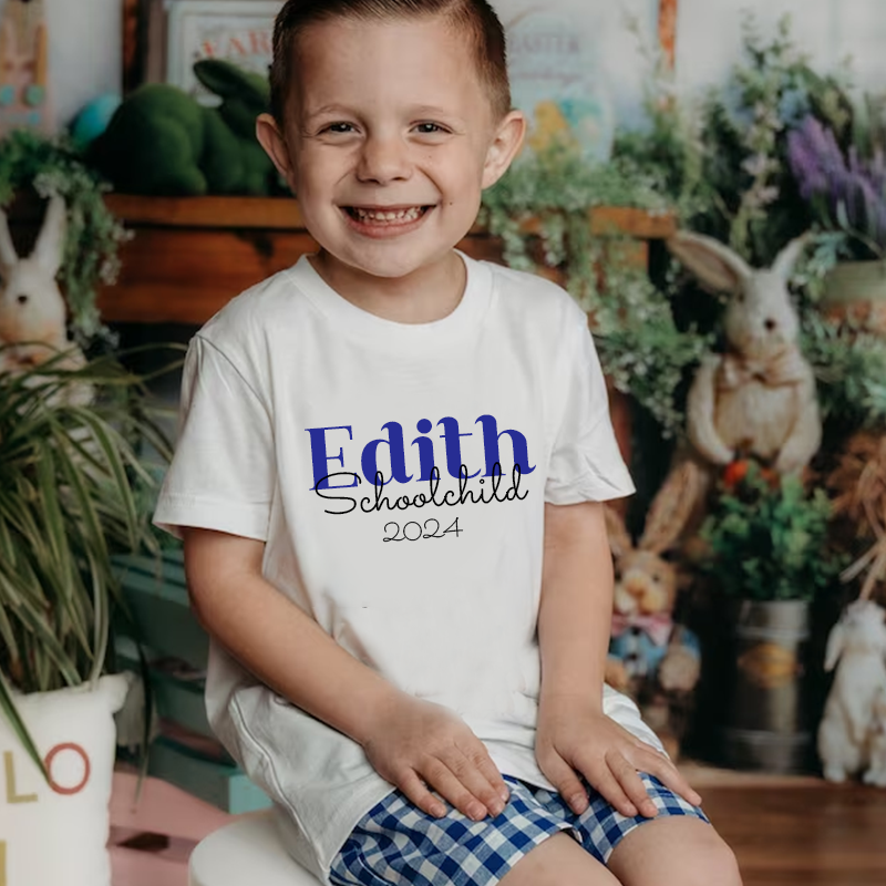Personalized Kids School child T-Shirt| Cloth1406