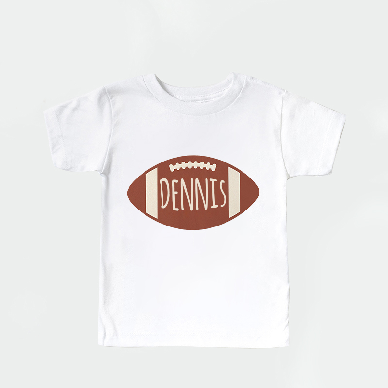 Personalized Boy Football Name T-Shirt| Cloth1426