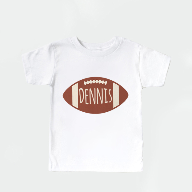 Personalized Boy Football Name T-Shirt| Cloth1426