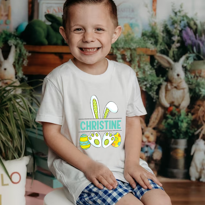 Personalized Kids Easter T-Shirt| Cloth130