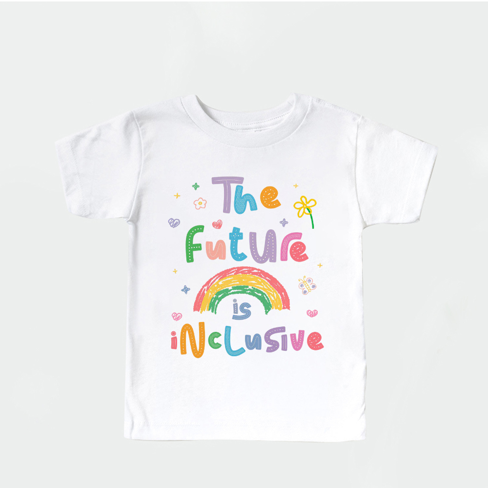 Personalized Kid Future is Inclusive T-Shirt| Cloth1477