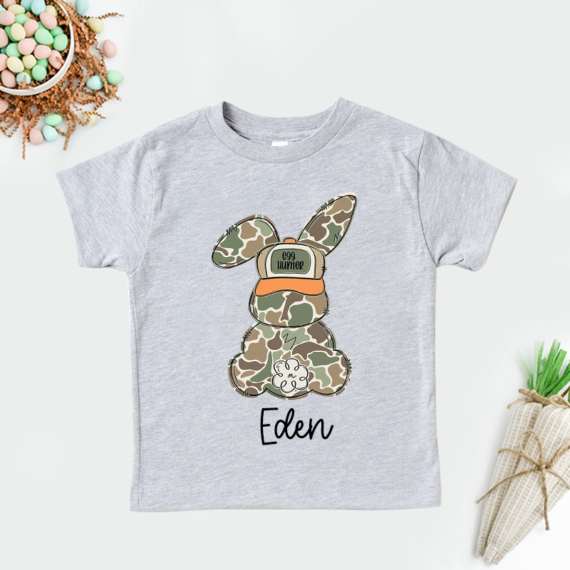 Personalized Kids Bunny Summer T-Shirt| Cloth1415