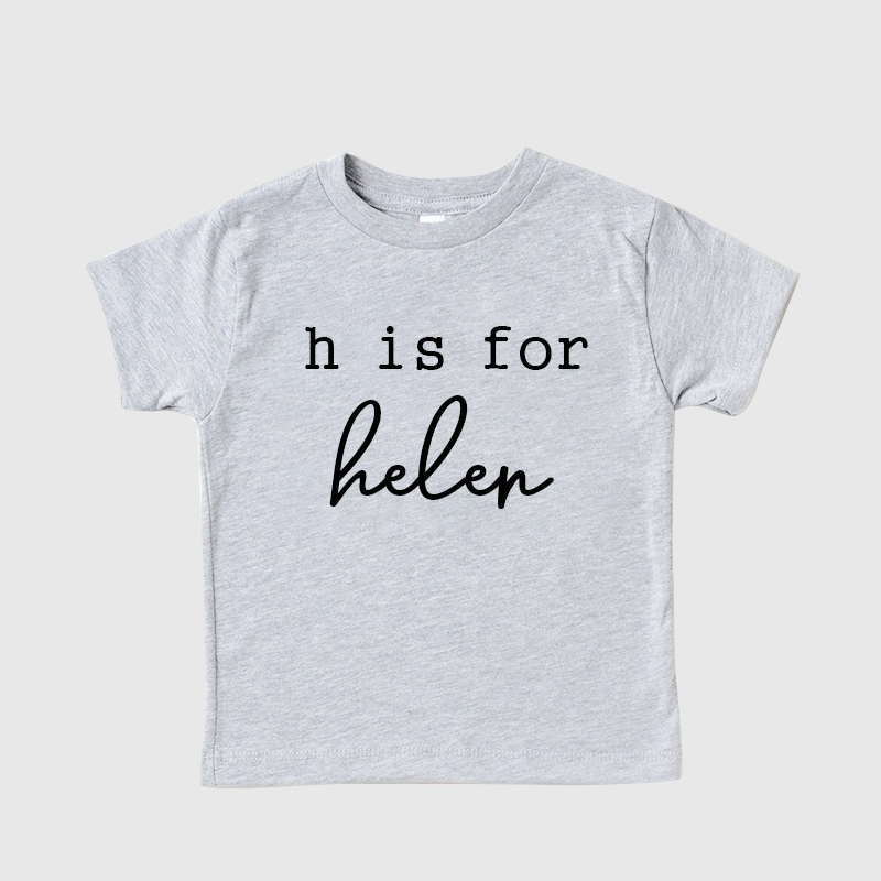 Personalized Kids Cozy Name T-Shirt| Cloth126