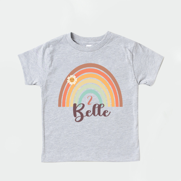 Personalized Girl Colorful Birthday T-Shirt| Cloth1472