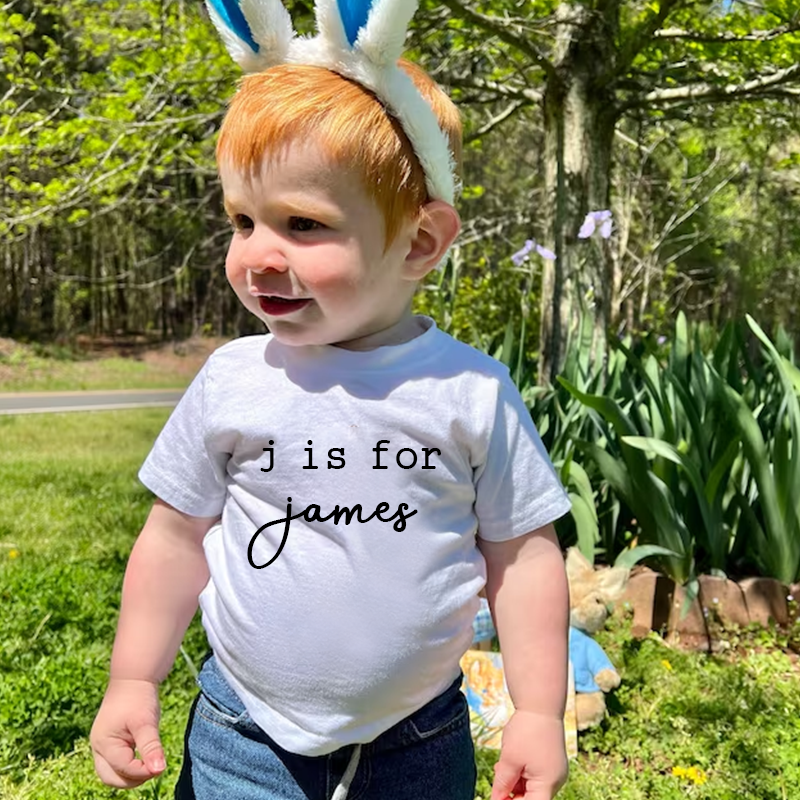 Personalized Kids Cozy Name T-Shirt| Cloth126