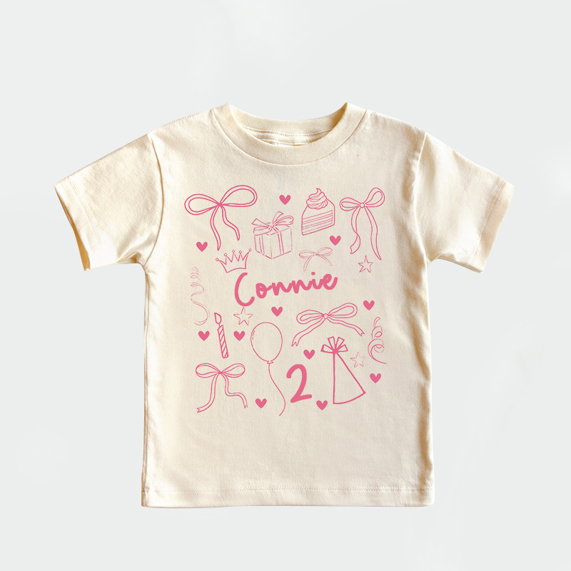 Personalized Girl Birthday Cozy T-Shirt| Cloth1468