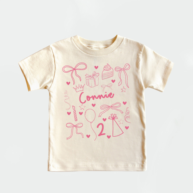 Personalized Girl Birthday Cozy T-Shirt| Cloth1468