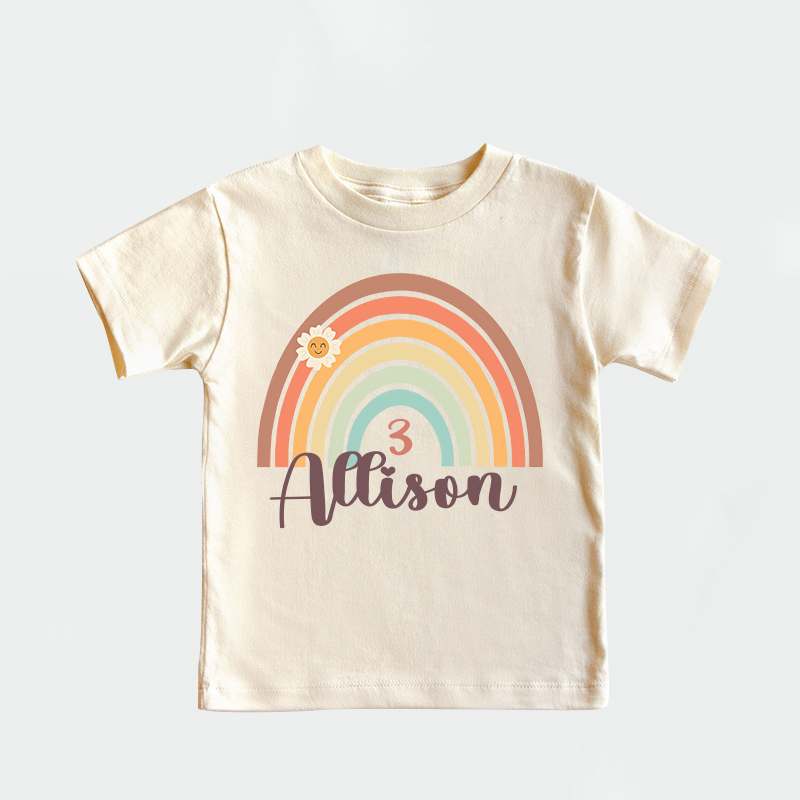 Personalized Girl Colorful Birthday T-Shirt| Cloth1472