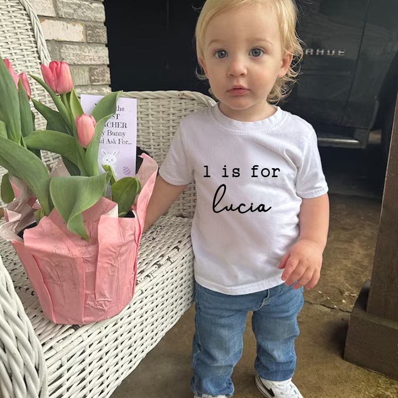 Personalized Kids Cozy Name T-Shirt| Cloth126
