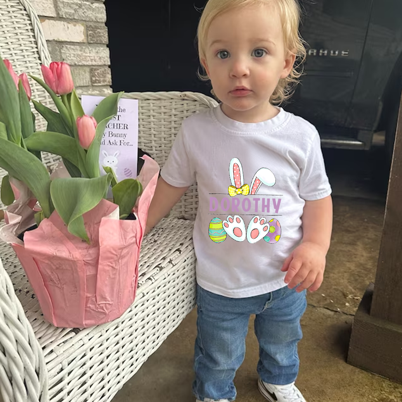 Personalized Kids Easter T-Shirt| Cloth130