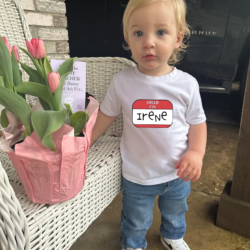 Personalized Kids Alphabet School T-Shirt| Cloth170