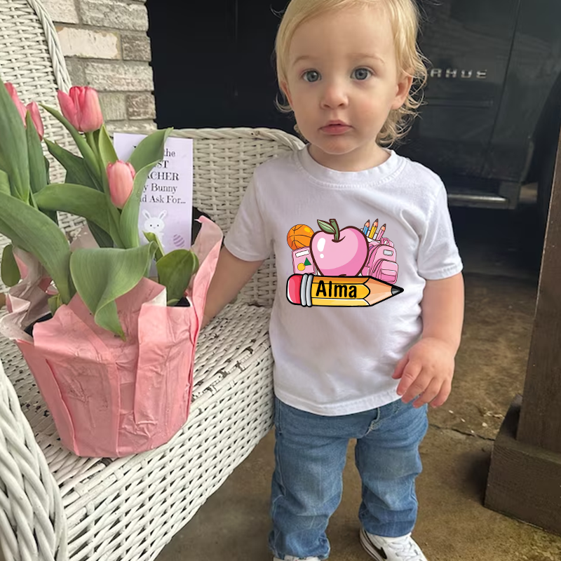 Personalized Kids Back To Schoo T-Shirt| Cloth176