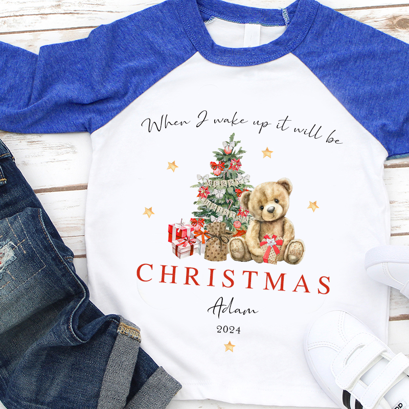 Personalized Kids Christmas Shirt| Cloth12416