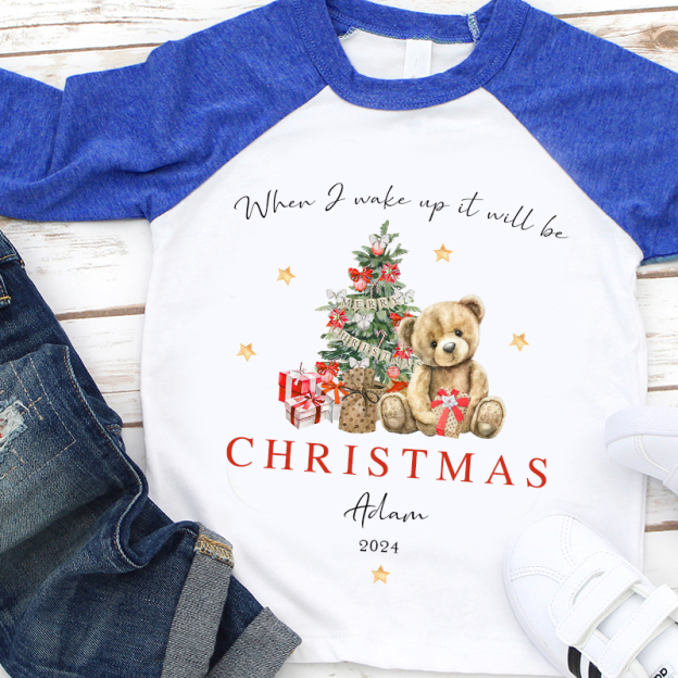 Personalized Kids Christmas Shirt| Cloth12416