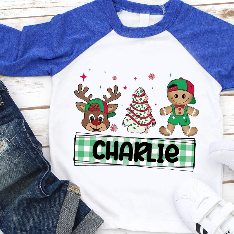 Personalized Kids Christmas Shirt| Cloth12418