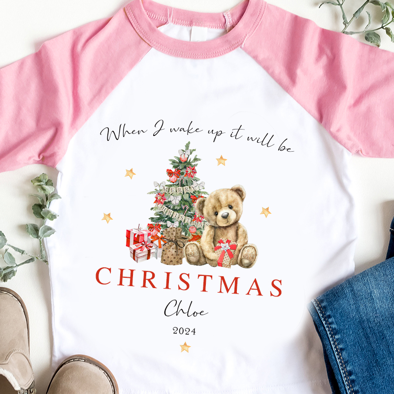 Personalized Kids Christmas Shirt| Cloth12416