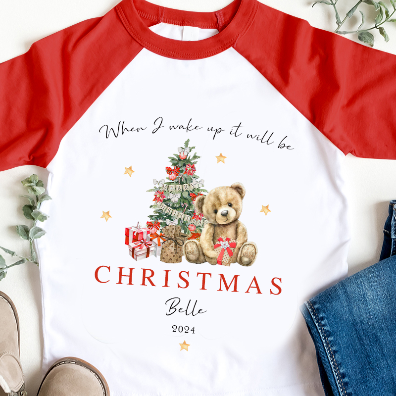 Personalized Kids Christmas Shirt| Cloth12416