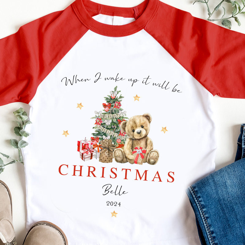 Personalized Kids Christmas Shirt| Cloth12416