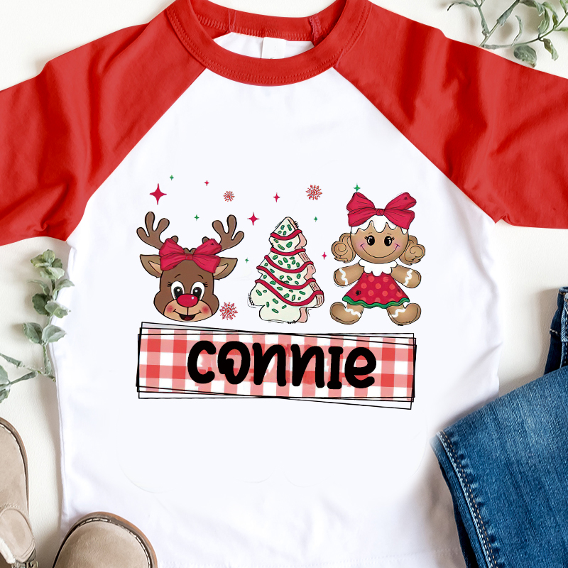 Personalized Kids Christmas Shirt| Cloth12418