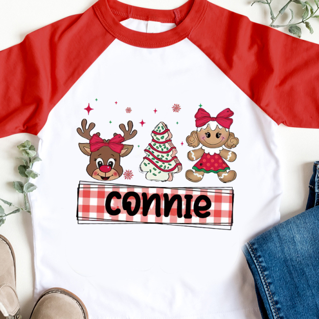 Personalized Kids Christmas Shirt| Cloth12418