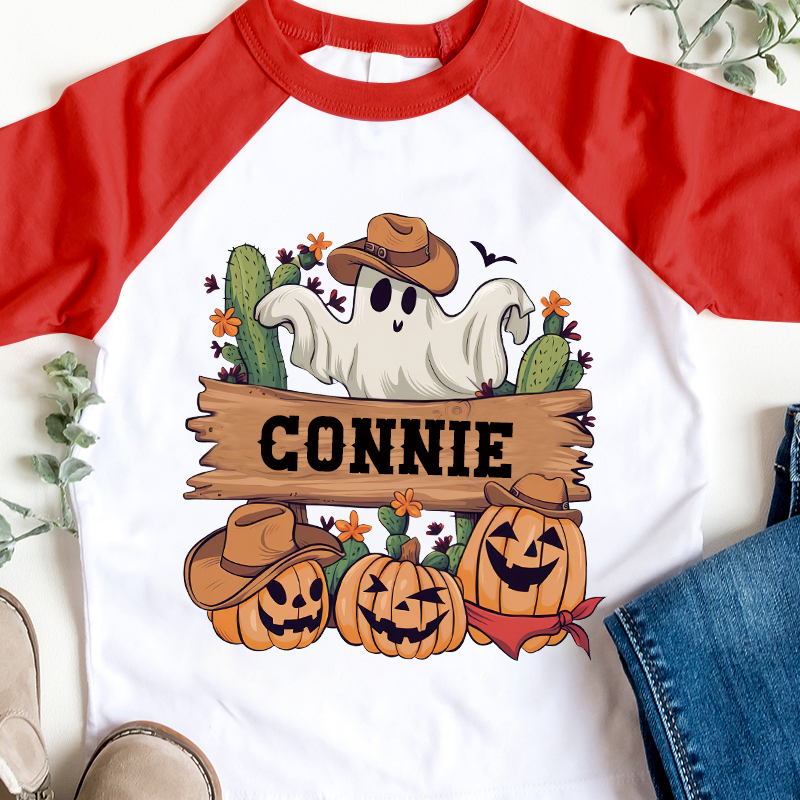 Personalized Kids Halloween Long Sleeves Shirt| Cloth12457