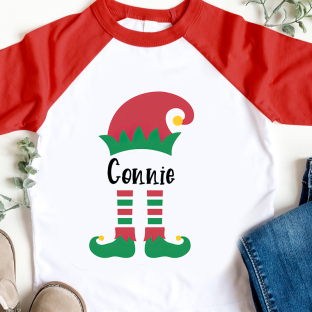 Personalized Kids Name Christmas Long Sleeves Shirt| Cloth12413