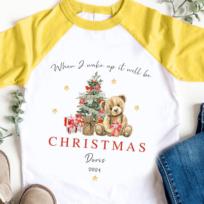 Personalized Kids Christmas Shirt| Cloth12416