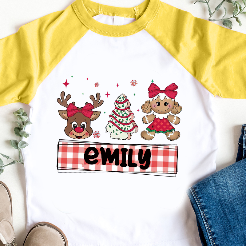 Personalized Kids Christmas Shirt| Cloth12418