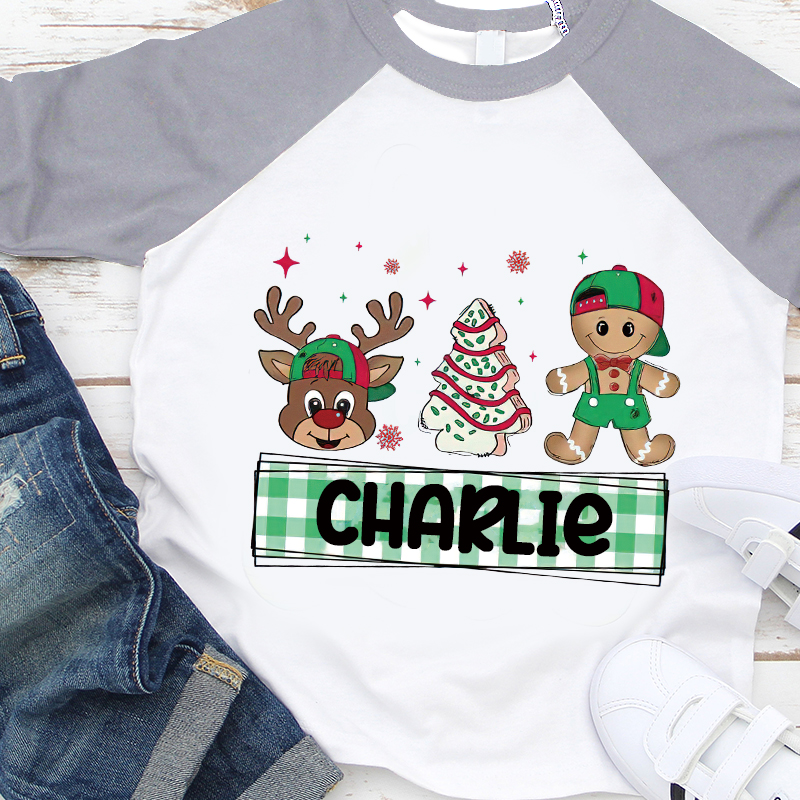 Personalized Kids Christmas Shirt| Cloth12418