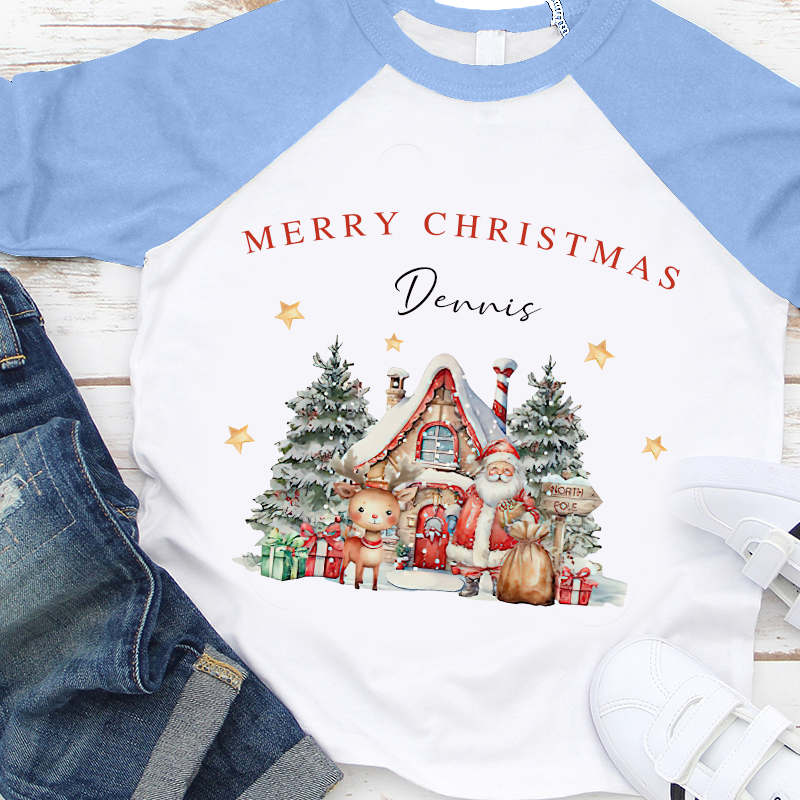 Personalized Kids Christmas Shirt| Cloth12417