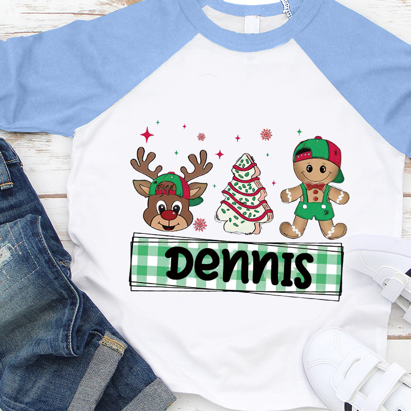 Personalized Kids Christmas Shirt| Cloth12418