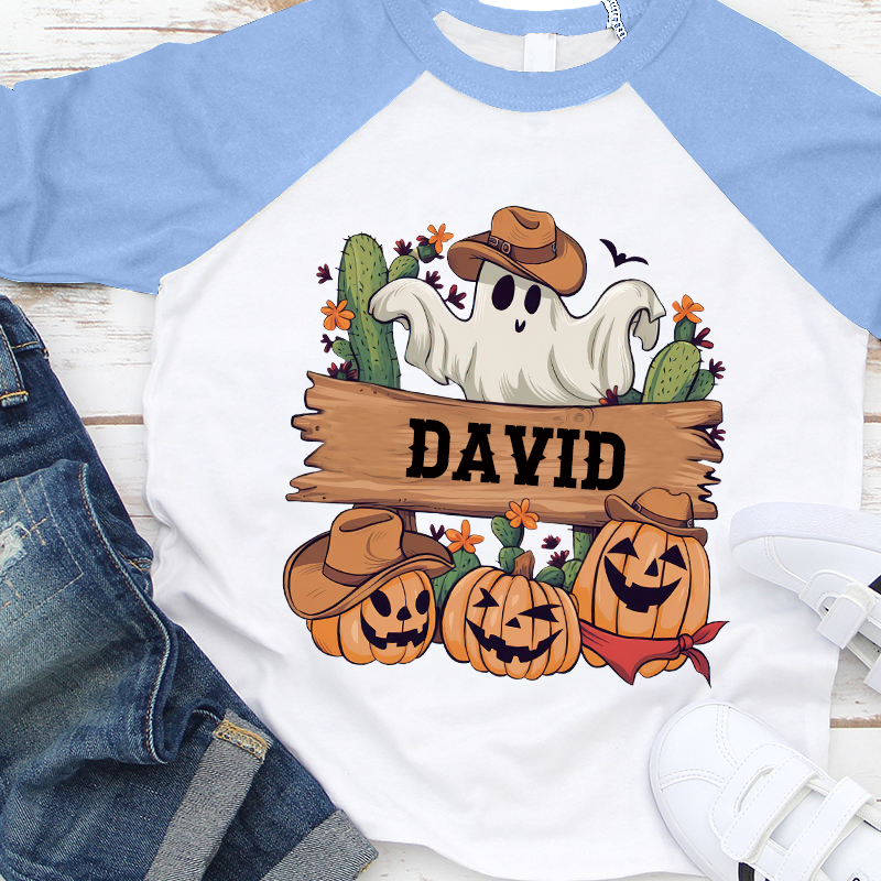 Personalized Kids Halloween Long Sleeves Shirt| Cloth12457
