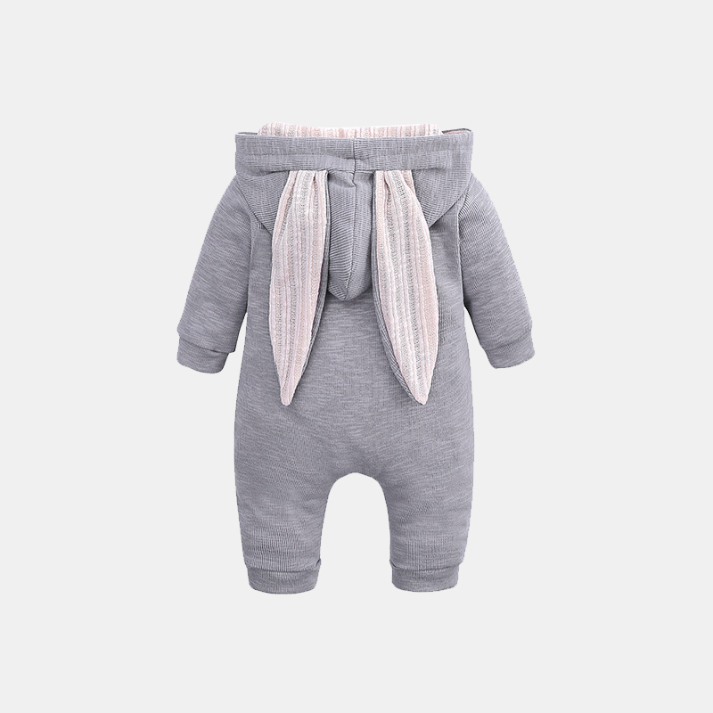 [Copy]Personalized Kids Bunny Long Eared Hoodie Romper Jumpsuit| Cloth76