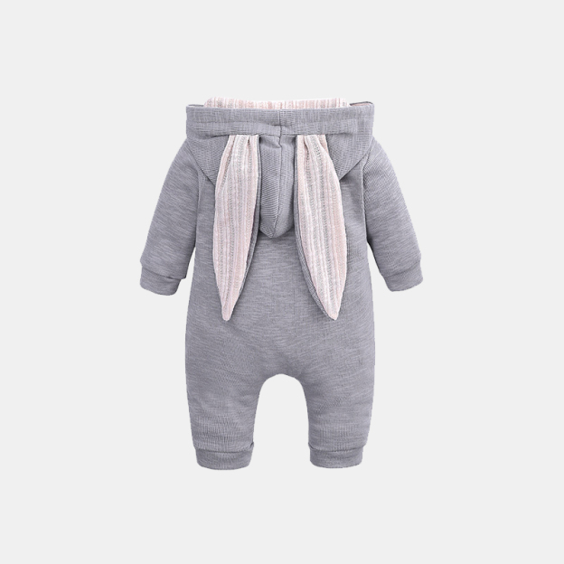 [Copy]Personalized Kids Bunny Long Eared Hoodie Romper Jumpsuit| Cloth76