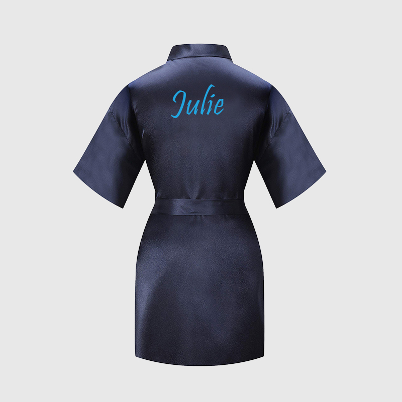 Personalized Girls Birthday Party Silk Robe| Cloth159
