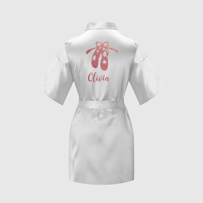 Personalized Girls Dance Party Silk Robe| Cloth160