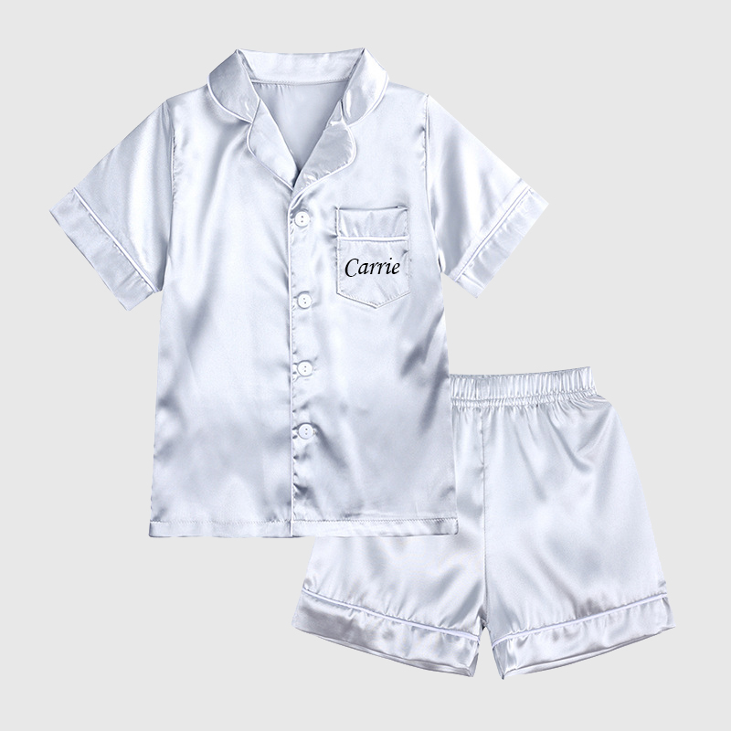 Personalized Kids Silk Pajamas| Cloth74