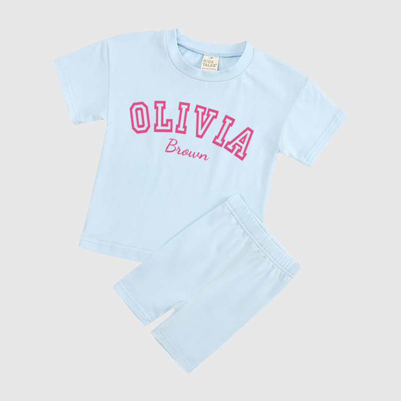 Personalized Kids Name Toddler shorts Set| Cloth150