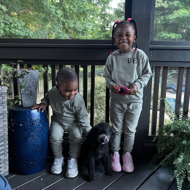 Personalized Kids Sweatshirt Set| Cloth107