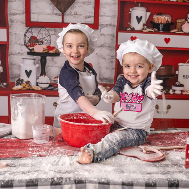 Personalized Kid Valentine's Day XOXO Long Sleeves Shirt| Cloth12428