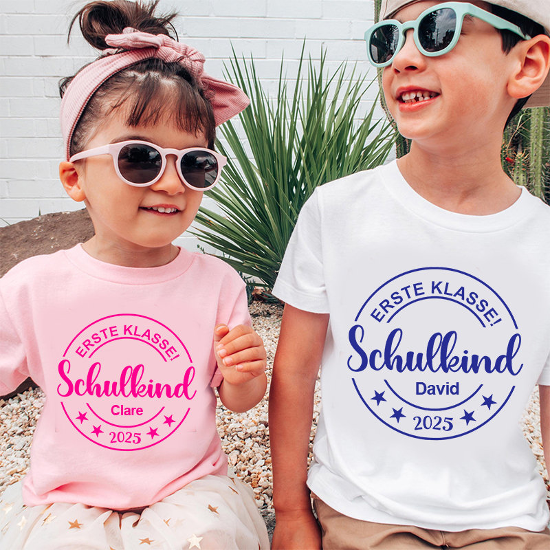 Personalized Kids Back To School Name T-Shirt| Cloth1478