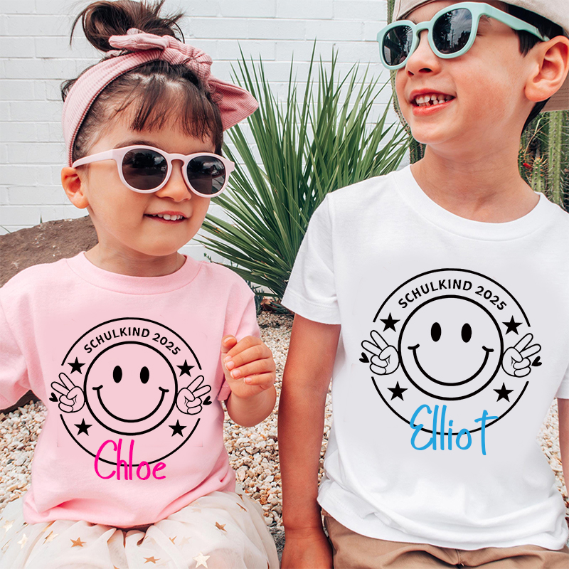 Personalized Kids Back To School Name T-Shirt| Cloth1479