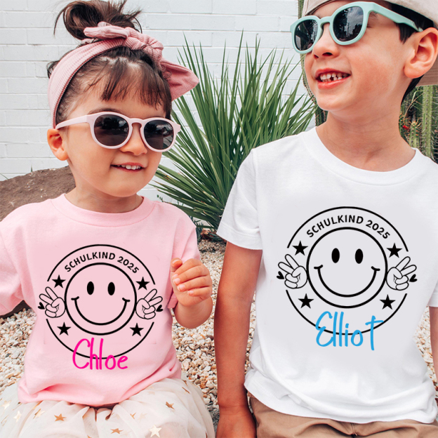 Personalized Kids Back To School Name T-Shirt| Cloth1479