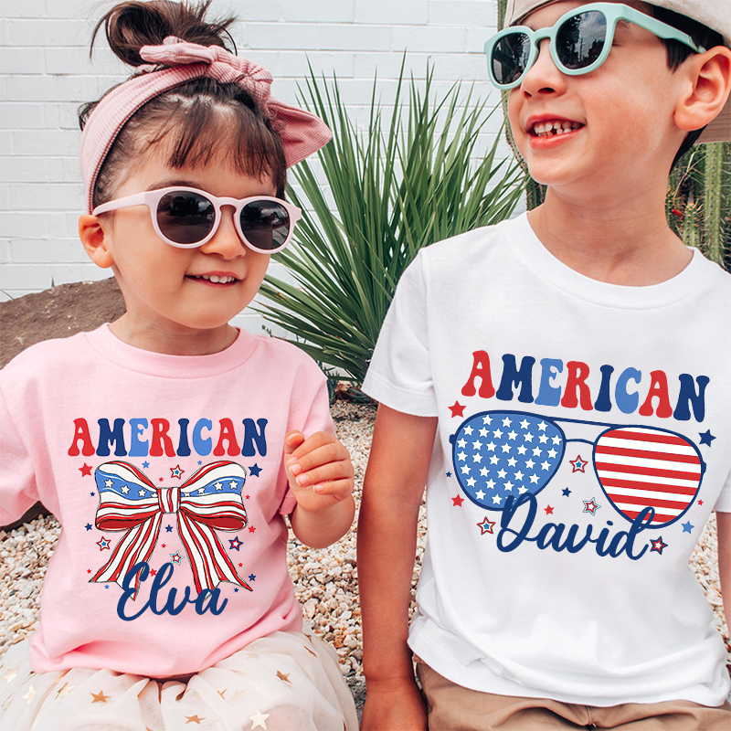 Personalized Kid 4th Of July Independence T-Shirt| Cloth1455