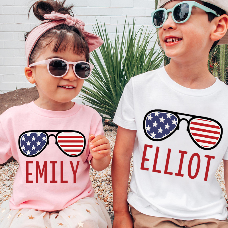Personalized Kid 4th Of July Independence T-Shirt| Cloth1454